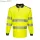 PW3 Hi-Vis hosszú ujjú pólóing - Sárga/Fekete