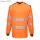 PW3 Hi-Vis hosszú ujjú póló - Narancs/Fekete