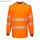 PW3 Hi-Vis hosszú ujjú póló - Narancs/Navy