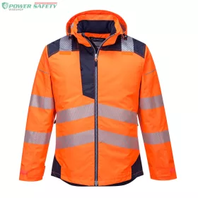 PW3 Hi-Vis télikabát - Narancs/Navy