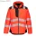 PW3 Hi-Vis télikabát - Piros/Fekete