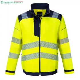 PW3 Hi-Vis kabát - Sárga/Navy