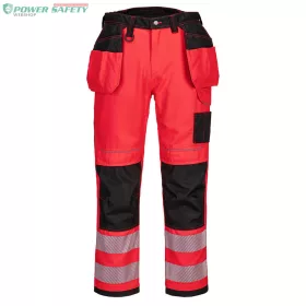 PW3 Hi-Vis Holster nadrág - Piros/Fekete