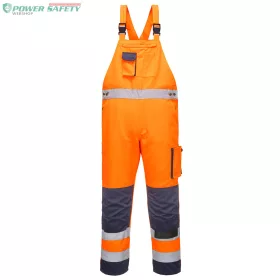 Dijon Hi-Vis kantáros nadrág - Narancs/Navy