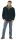 Férfi polár pulóver, sötétkék-barna, 360 g/m² (03470)