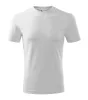Unisex környakas póló, fehér, 160 g/m² (10100)