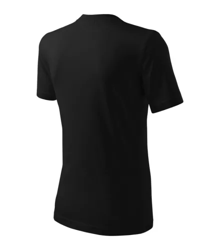 Unisex környakas póló, fekete, 160 g/m² (10101)
