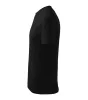 Unisex környakas póló, fekete, 160 g/m² (10101)