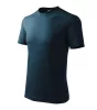 Unisex környakas póló, tengerészkék, 160 g/m² (10102)