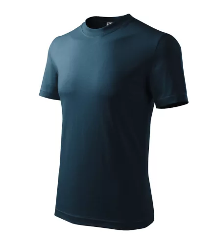 Unisex környakas póló, tengerészkék, 160 g/m² (10102)