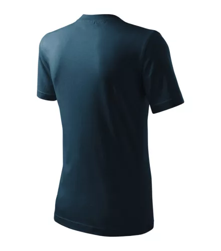 Unisex környakas póló, tengerészkék, 160 g/m² (10102)