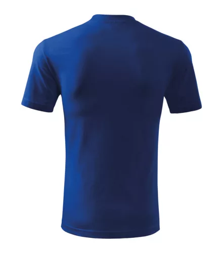 Unisex környakas póló, királykék, 160 g/m² (10105)