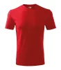 Unisex környakas póló, piros, 160 g/m² (10107)