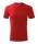 Unisex környakas póló, piros, 160 g/m² (10107)