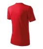 Unisex környakas póló, piros, 160 g/m² (10107)