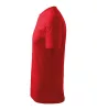 Unisex környakas póló, piros, 160 g/m² (10107)