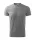 Unisex környakas póló, sötétszürke melírozott, 160 g/m² (10112)