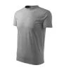 Unisex környakas póló, sötétszürke melírozott, 160 g/m² (10112)