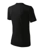 Unisex környakas póló, fekete, 200 g/m² (11001)