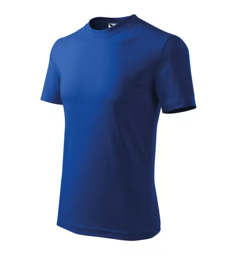 Unisex környakas póló, királykék, 200 g/m² (11005)