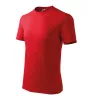 Unisex környakas póló, piros, 200 g/m² (11007)