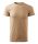 Férfi környakas póló, homok, 160 g/m2 (12908)