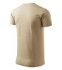 Férfi környakas póló, homok, 160 g/m² (12908)