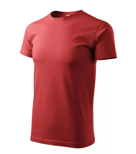 Férfi környakas póló, terra, 160 g/m² (12913)