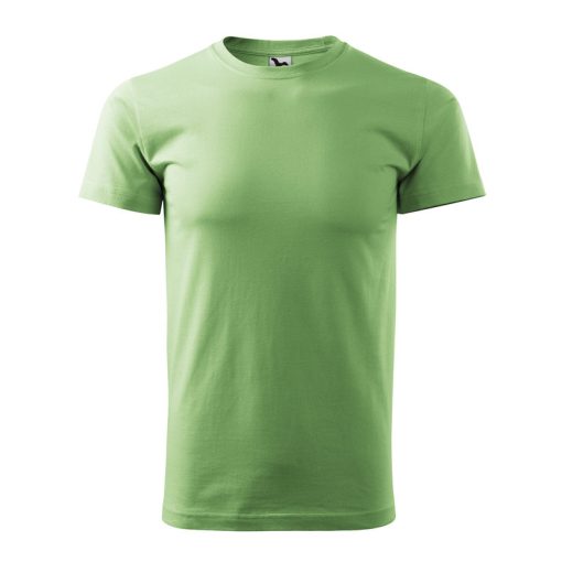 Férfi környakas póló, borsózöld, 160 g/m2 (12939)