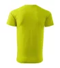 Férfi környakas póló, lime, 160 g/m² (12962)