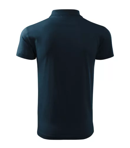 Férfi galléros póló, tengerészkék, 180 g/m² (20202)