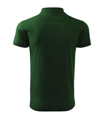 Férfi galléros póló, üvegzöld, 180 g/m² (20206)