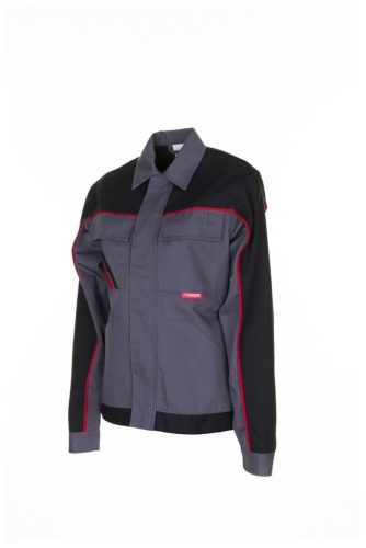 Highline női dzseki, sötétszürke-fekete-piros (2319)