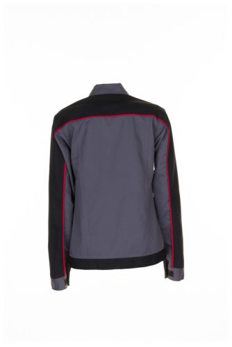 Highline női dzseki, sötétszürke-fekete-piros (2319)