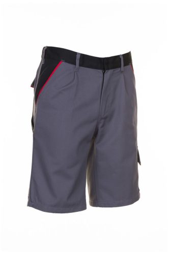 Highline rövidnadrág, sötétszürke-fekete-piros (2372)