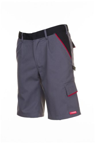 Highline rövidnadrág, sötétszürke-fekete-piros (2372)