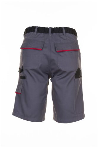 Highline rövidnadrág, sötétszürke-fekete-piros (2372)