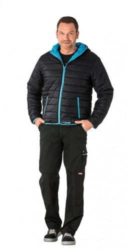 Lizard vízlepergetős dzseki, fekete-kék (3696)