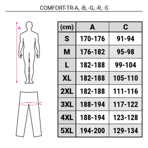 Derekasnadrág (COMFORT-TR-R)
