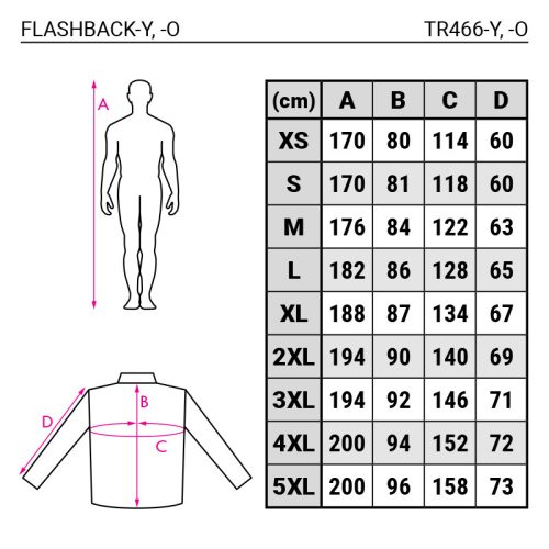 Jól-láthatósági bélelt télikabát (FLASHBACK-O)