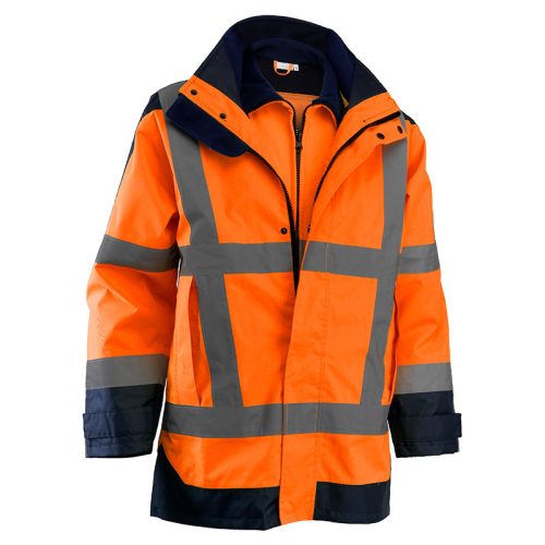 Jól-láthatósági multifunkciós télikabát és softshell dzseki (WIZARD-O)