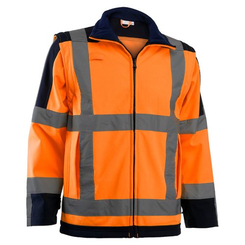 Jól-láthatósági multifunkciós télikabát és softshell dzseki (WIZARD-O)