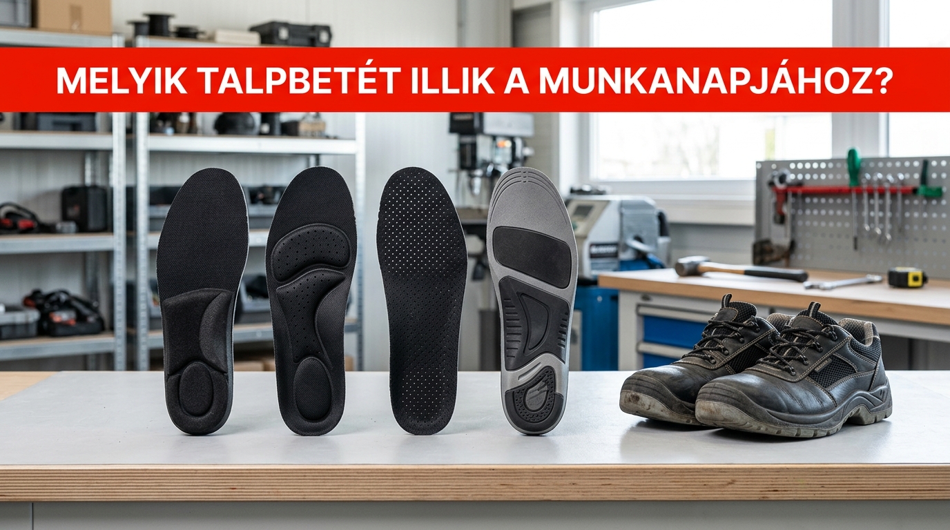 A legjobb talpbetét munkához: 4 típus összehasonlítása