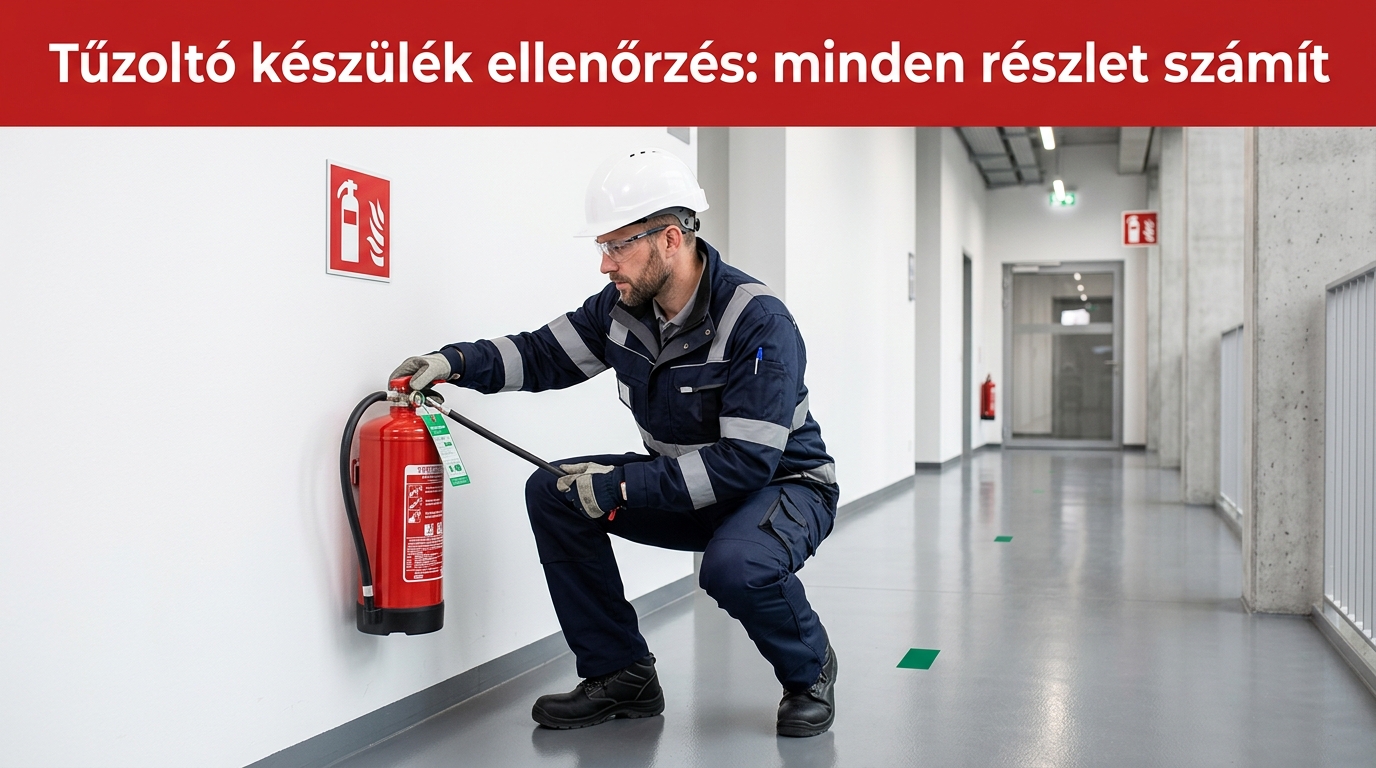 Tűzoltó készülék karbantartás: mikor kell, és mi az ára?